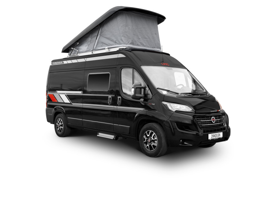 Freisteller Innovan schwarz front aufstelldach